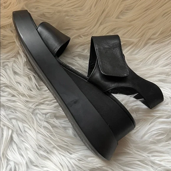 Lonza Cample Black Platform Sandals Size EU42